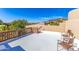 Spacious rooftop deck with mountain views and seating at 9177 E Sunflower Ct, Scottsdale, AZ 85266