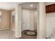 Inviting home foyer with decorative flooring and views into other rooms at 10065 E Thatcher Ave, Mesa, AZ 85212