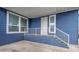 Inviting front porch and entrance, featuring convenient covered parking and added storage at 7750 E Broadway Rd # 723, Mesa, AZ 85208