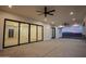Spacious patio with large sliding glass doors seamlessly connects indoor and outdoor living at 3888 E Weston Ln, San Tan Valley, AZ 85140