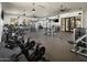 Bright fitness center featuring state-of-the-art equipment and ample space for a complete workout routine at 17643 W Middlebury St, Surprise, AZ 85388