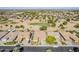 A beautiful community surrounds a home located on a golf course with mature landscaping at 3414 E Virgil Dr, Gilbert, AZ 85298