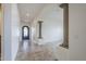 Inviting entryway showcasing decorative tile flooring, archway, and ornate front door at 3414 E Virgil Dr, Gilbert, AZ 85298