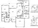 Detailed floor plan showcasing a spacious layout with multiple bedrooms, bathrooms, and an open kitchen area at 300 W Quartz Rock Rd, Phoenix, AZ 85085