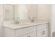 Close-up of a bathroom featuring a double sink vanity and modern fixtures at 3175 E Hayden Rose Ave, San Tan Valley, AZ 85143