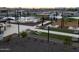 Aerial view of community pool, barbecue area, and cornhole game at 3175 E Hayden Rose Ave, San Tan Valley, AZ 85143