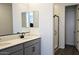 Modern bathroom with double vanity and walk-in shower at 37907 N Cowboy Ln, San Tan Valley, AZ 85140