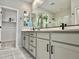 Modern bathroom with double sinks and walk-in shower at 746 E Doral Ave # 201, Gilbert, AZ 85297