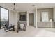 Bright living room showcasing hardwood floors and designer furnishings, creating an inviting space at 4414 N 29Th St, Phoenix, AZ 85016