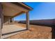 New construction home with a large backyard and covered patio at 18955 W Ocotillo Rd, Waddell, AZ 85355
