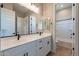 Elegant double vanity bathroom with modern fixtures at 18955 W Ocotillo Rd, Waddell, AZ 85355