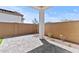 Backyard featuring a paver patio and desert landscaping at 4405 N 203Rd Ave, Buckeye, AZ 85396