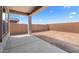 Large backyard space with a covered patio area at 16620 N Dante Way, Maricopa, AZ 85138