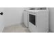Laundry room featuring a side-by-side washer and dryer at 16620 N Dante Way, Maricopa, AZ 85138
