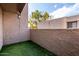 Small private patio with artificial turf at 1920 W Lindner Ave # 229, Mesa, AZ 85202