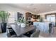 Dining area with natural light and an abstract piece of art at 23978 S 218Th Pl, Queen Creek, AZ 85142