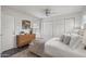 Bright bedroom featuring closet space, ceiling fan, and natural light at 1325 E Monte Vista E Rd, Phoenix, AZ 85006