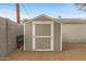 Exterior view of the backyard shed at 1325 E Monte Vista E Rd, Phoenix, AZ 85006