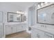 Elegant bathroom featuring double sinks, modern fixtures, and ample counter space for a spa-like experience at 3624 N 59Th St, Mesa, AZ 85215