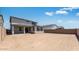 Large backyard, ready for landscaping or a pool installation at 3804 S Buttercup --, Mesa, AZ 85212