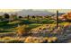 Beautiful golf course with lush green fairways and mountain views, perfect for outdoor recreation and relaxation at 6162 E Redmont Dr, Mesa, AZ 85215