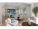 Gourmet kitchen with island, breakfast nook, and mountain views at 10739 E Diamond Rim Dr, Scottsdale, AZ 85255