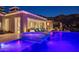 Luxury resort-style pool and spa with mountain views at 10739 E Diamond Rim Dr, Scottsdale, AZ 85255