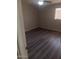 Spacious bedroom with vinyl flooring and ceiling fan at 1219 E Barcelona Ave, Casa Grande, AZ 85122