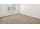 Bedroom featuring neutral carpet, a large window and white walls at 16034 W Desert Hollow Dr, Surprise, AZ 85387