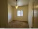 Bright bedroom with ceiling fan and window at 4850 W Erie St, Chandler, AZ 85226