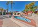 Relaxing hot tub surrounded by lush landscaping and comfortable seating at 7777 E 2Nd St # 303, Scottsdale, AZ 85251