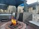 Enjoy the fire pit and outdoor seating area at 965 N 87Th Way, Scottsdale, AZ 85257