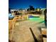 Expansive pool area with wet bar and seating at 965 N 87Th Way, Scottsdale, AZ 85257