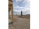 View of the backyard from a new construction home at 1907 W Brooke Ln, Queen Creek, AZ 85144