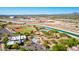 Aerial view of community with baseball field, park and recreation areas at 15380 N 100Th St # 1106, Scottsdale, AZ 85260