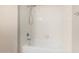 Bathroom shows a white shower tub with tiled walls and an adjustable shower head fixture at 15380 N 100Th St # 1106, Scottsdale, AZ 85260