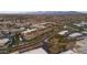 Panoramic aerial view of the condo community and surrounding neighborhood in a desirable location at 14575 W Mountain View Blvd # 11113, Surprise, AZ 85374