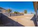 Large backyard with block wall and open space at 254 S 165Th Ave, Goodyear, AZ 85338