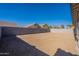 Empty lot with block wall and open space at 266 S 165Th Ave, Goodyear, AZ 85338