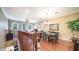 Bright dining room features a chandelier and hardwood floors at 4413 N 24Th Pl, Phoenix, AZ 85016