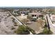 A view of the backyard landscaping and privacy fence at 19517 W Huron Ln, Buckeye, AZ 85326