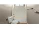 Simple bathroom with shower/tub combo and toilet at 23559 W Wayland Dr, Buckeye, AZ 85326