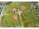 Aerial view showing four baseball fields in a community park at 30080 W Fairmount Ave, Buckeye, AZ 85396