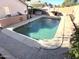 Enjoy this private backyard pool with built-in barbecue offers a perfect retreat for relaxation and entertaining guests at 12742 W Ash St, El Mirage, AZ 85335