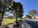 Picturesque street view with mature trees lining the sidewalk and a park across the street, enhancing the neighborhood at 12742 W Ash St, El Mirage, AZ 85335