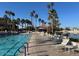 Resort-style pool with ample lounge chairs at 1633 E Lakeside Dr # 77, Gilbert, AZ 85234