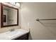 Bathroom with vanity, mirror, and tile flooring at 9478 E Corrine Dr, Scottsdale, AZ 85260