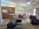 Open concept kitchen, dining, and living area at 2101 S Meridian Rd # 205, Apache Junction, AZ 85120