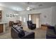 Living room with leather sofas and recliner at 2101 S Meridian Rd # 205, Apache Junction, AZ 85120