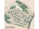 Overhead view of Bella Monte Desert Ridge community, showcasing the layout and proximity to the golf course at 21320 N 56Th St # 2175, Phoenix, AZ 85054